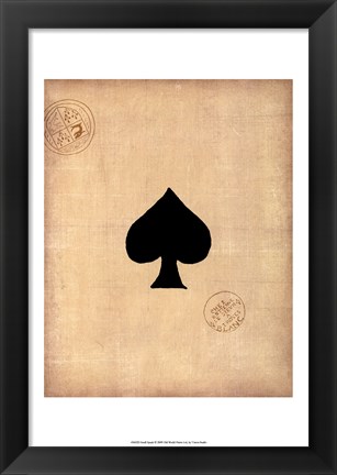 Framed Small Spade Print