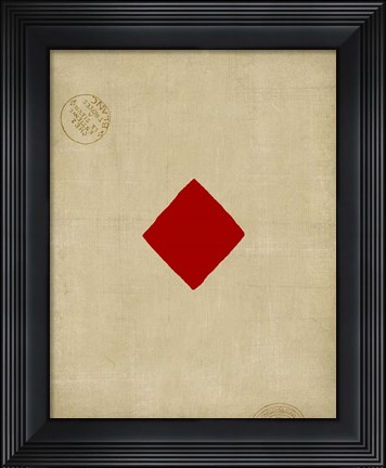 Framed Small Diamond Print