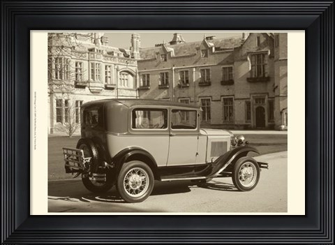 Framed Vintage Cars I Print