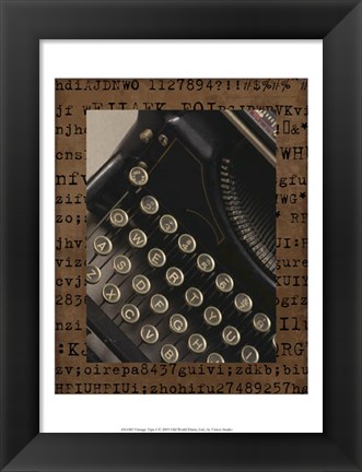 Framed Vintage Type I Print