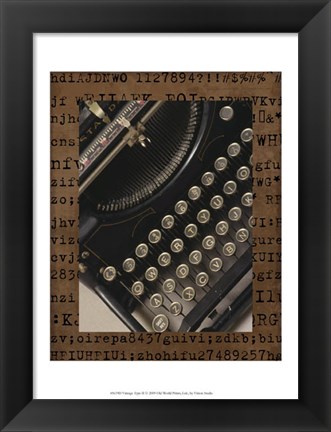 Framed Vintage Type II Print