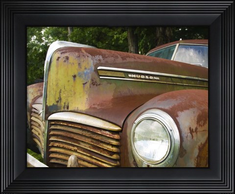 Framed Small Rusty Hudson II Print