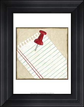 Framed Classic Office V Print
