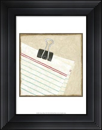 Framed Classic Office VII Print