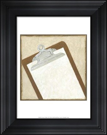 Framed Classic Office IX Print