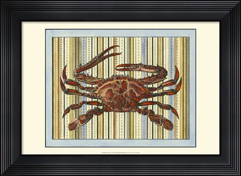 Framed Seashore Crab Print