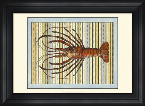Framed Seashore Lobster Print