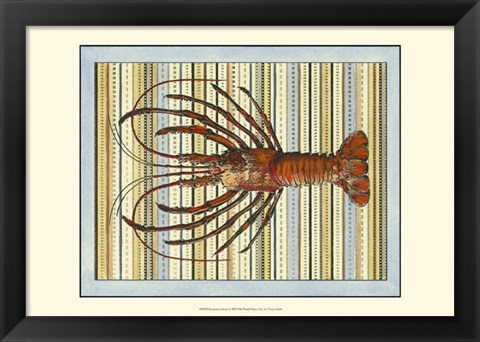 Framed Seashore Lobster Print