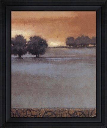 Framed Tranquil Landscape I Print