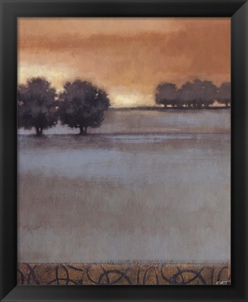 Framed Tranquil Landscape I Print