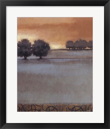 Framed Tranquil Landscape I Print