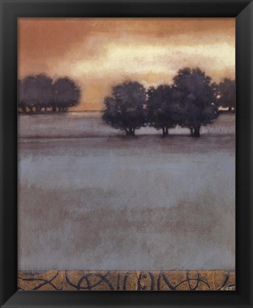 Framed Tranquil Landscape II Print