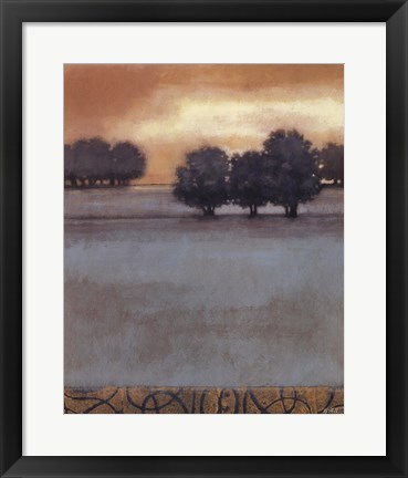Framed Tranquil Landscape II Print