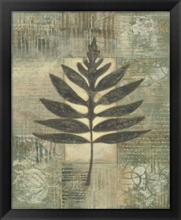 Framed Leaf Textures I Print