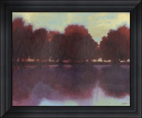 Framed Crimson Lake I Print