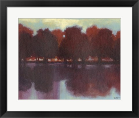 Framed Crimson Lake II Print