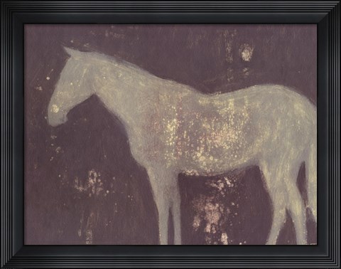 Framed Sage Horse Print