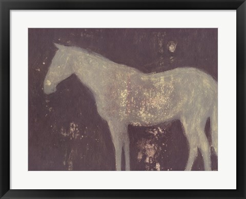 Framed Sage Horse Print