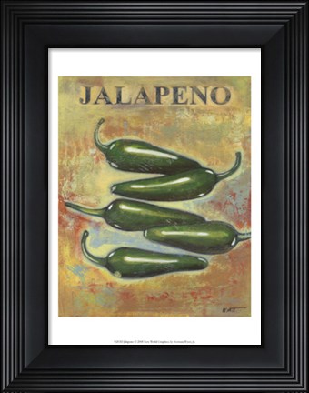 Framed Jalapeno Print