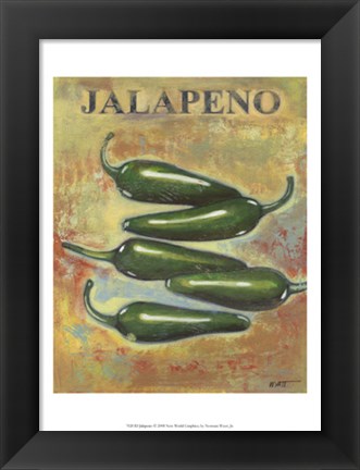 Framed Jalapeno Print