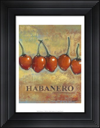 Framed Habanero Print