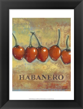 Framed Habanero Print