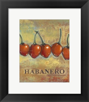 Framed Habanero Print