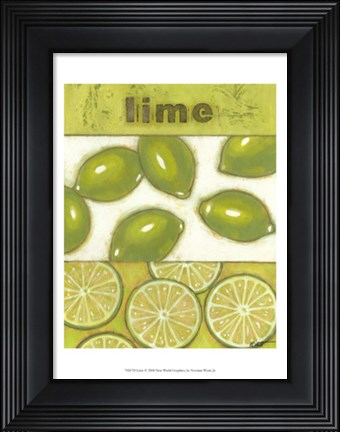 Framed Lime Print