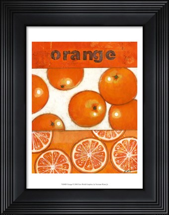 Framed Orange Print