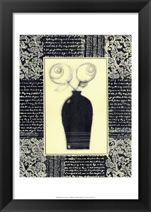 Framed Poet&#39;s Bouquet I Print