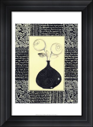 Framed Poet&#39;s Bouquet II Print