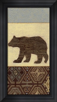 Framed Lodge Bear Print
