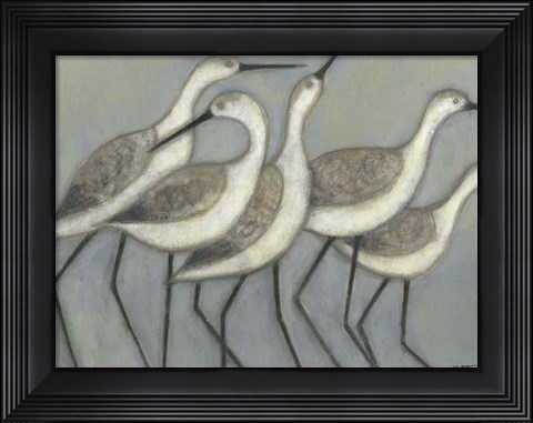 Framed Shore Birds II Print