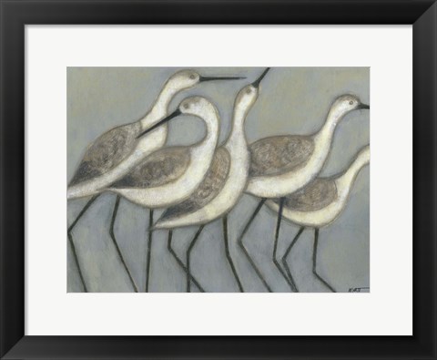 Framed Shore Birds II Print