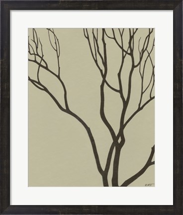 Framed Bare Tree I Print