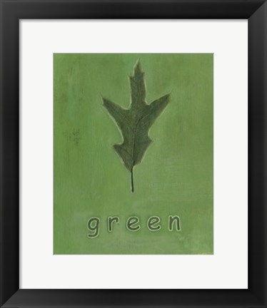 Framed Going Green I Print