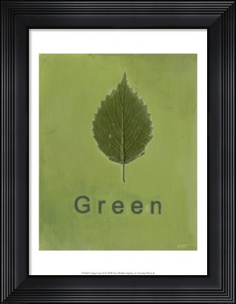 Framed Going Green II Print
