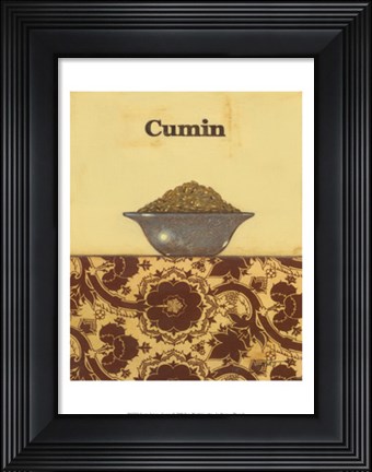 Framed Exotic Spices - Cumin Print