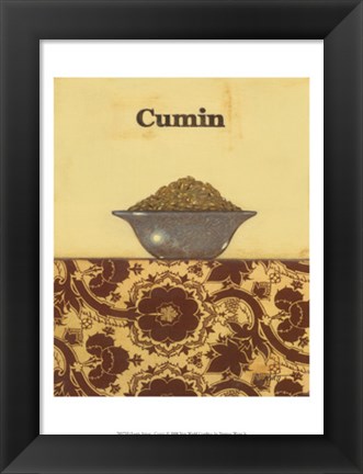 Framed Exotic Spices - Cumin Print