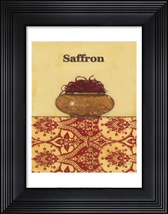 Framed Exotic Spices - Saffron Print