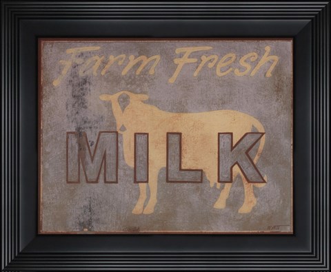 Framed Milk Print