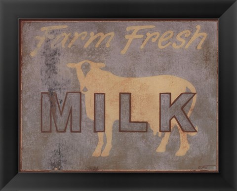 Framed Milk Print