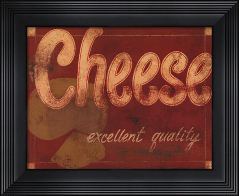 Framed Cheese Print