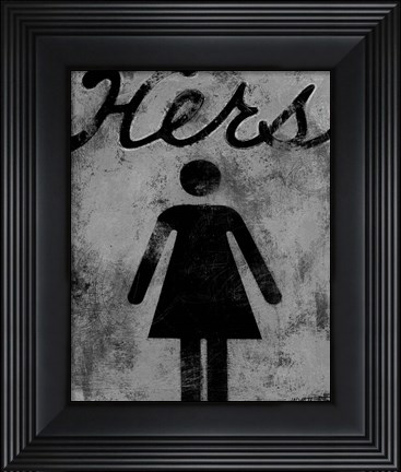 Framed Hers Print