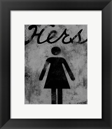 Framed Hers Print