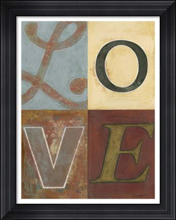 Framed Love Print