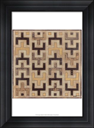 Framed Antique Mudcloth I Print