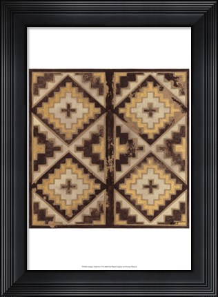 Framed Antique Mudcloth IV Print