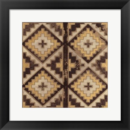 Framed Antique Mudcloth IV Print