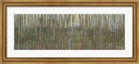 Framed Blue Birch Forest II Print